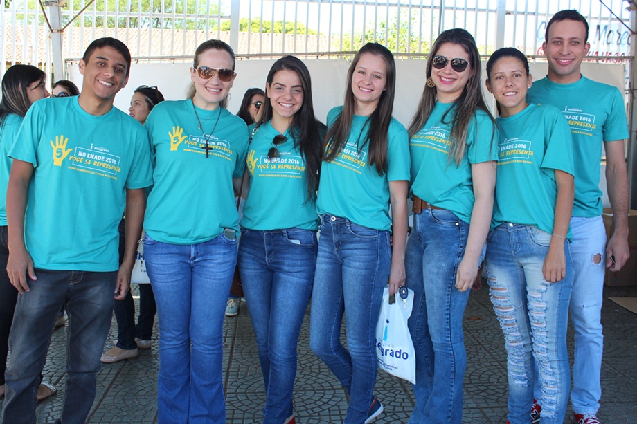 Curso de Biomedicina no dia do Enade